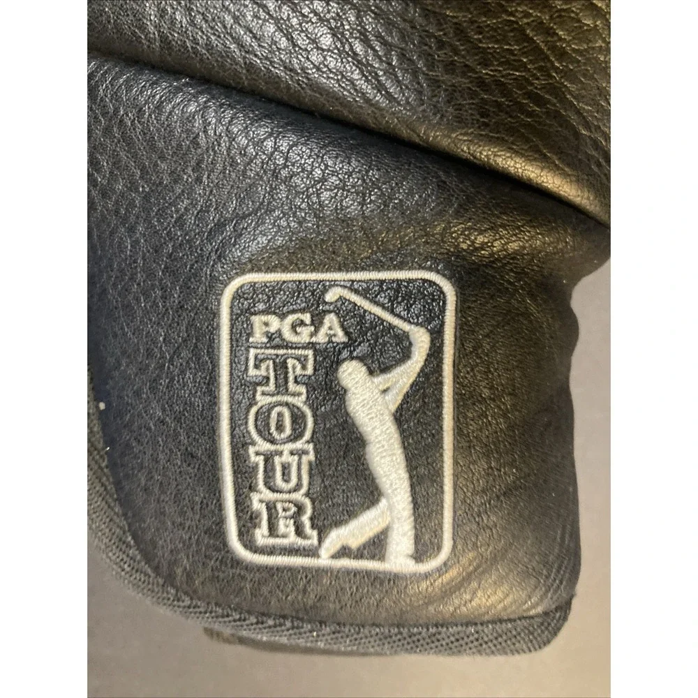 PGA Tour Logo Golf Putter Headcover Black **READ*